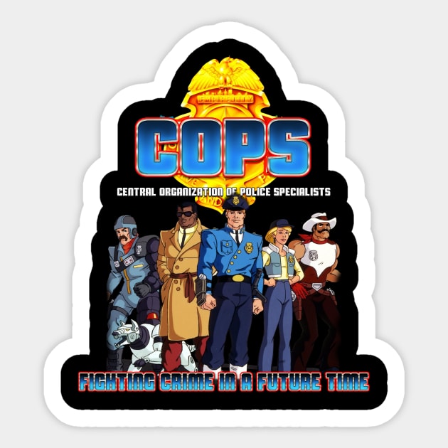 COPS Sticker by BigOrangeShirtShop